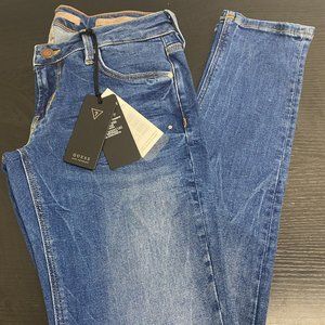 GUESS Women’s Skinny Ultra Low Jeans – Blue Size 27